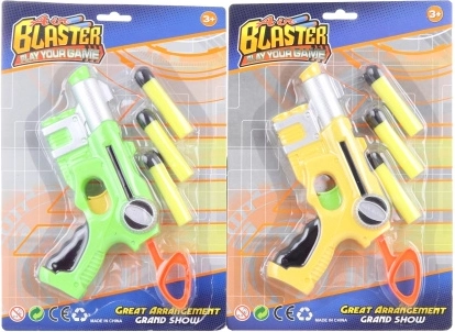 Pistola de plástico para dardos de espuma para niños