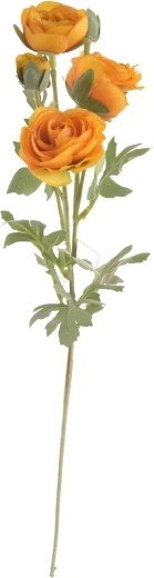 Flor artificial pryskyřník Ranunculus amarillo 66 cm