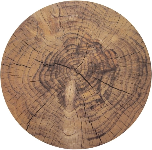 Salvamantel redondo de corcho para mesa WOODEN 38 cm