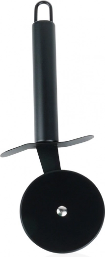 Cortador de pizza de acero, negro, 20 cm