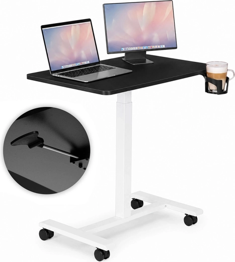 Mesa móvil para portátil ModernHome con altura ajustable 70 × 48 cm
