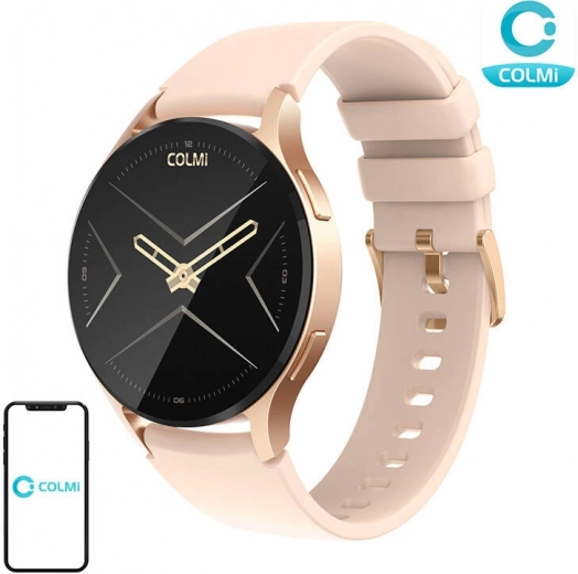 Reloj inteligente COLMI i28 Ultra dorado