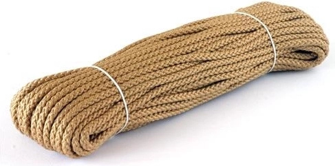 Cuerda de polipropileno sin núcleo 4 mm, de 8 hebras, CAMOUFLAGE, 20 m