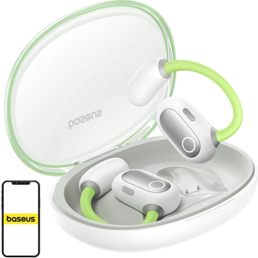 Baseus Eli Sport 1 auriculares deportivos inalámbricos TWS verdes