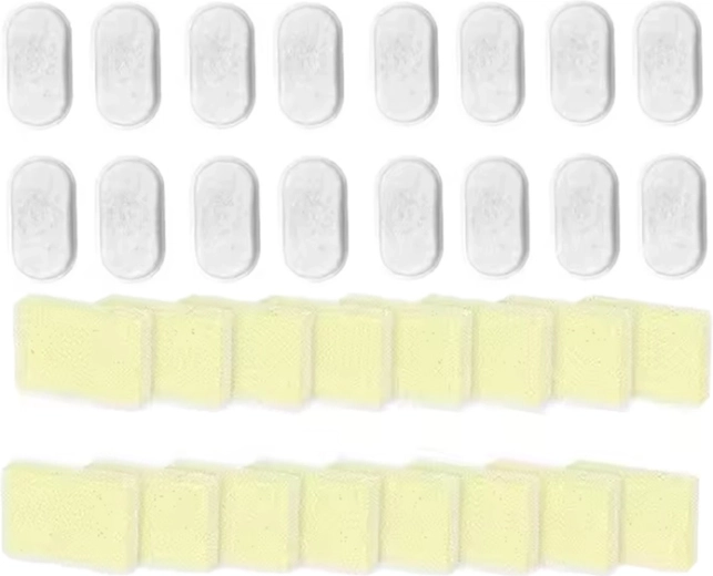 Filtros de repuesto para fuente de agua ROJECO de 1,5 l – set de 16 unidades
