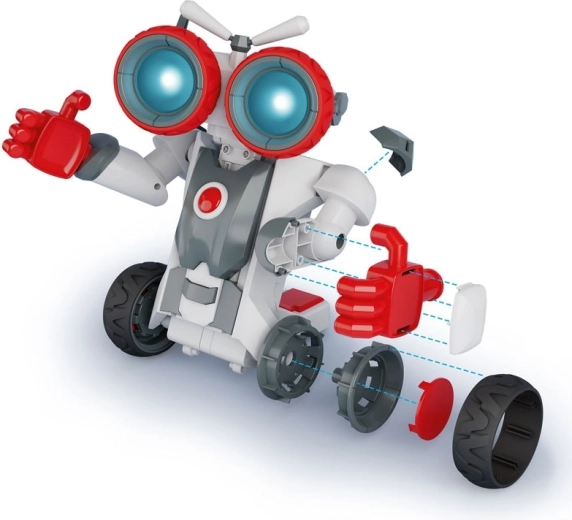 Construye el robot con más de 130 piezas