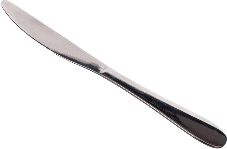 Cuchillo de mesa COLETTE de acero inoxidable, set de 3 uds