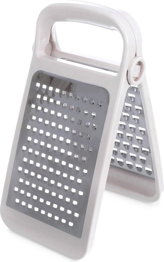 Rallador de cocina plegable Orion de doble cara de acero inoxidable