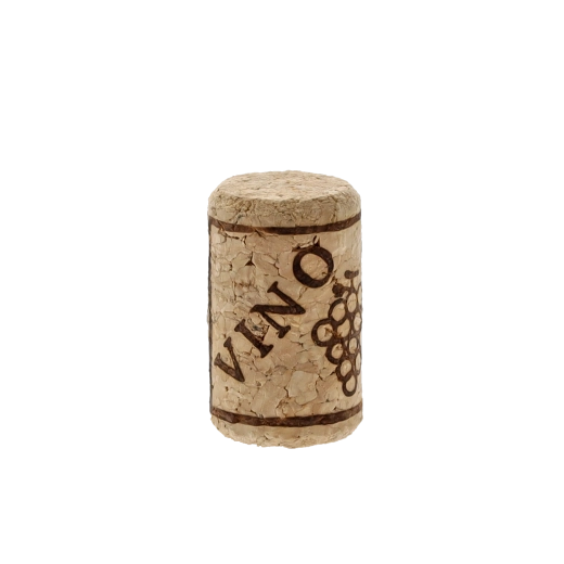 Tapón natural cilíndrico 23 × 38 mm para botellas