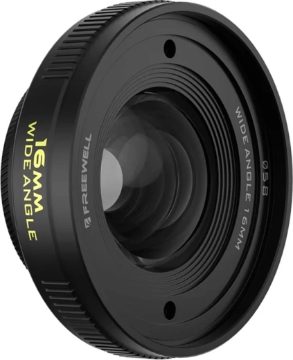 Objetivo gran angular Freewell 16 mm con rosca de 17 mm