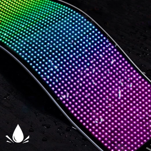 Superficie LED RGB flexible