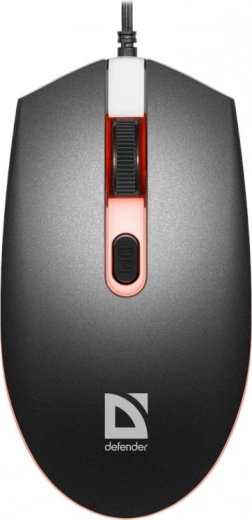 Ratón gaming DEFENDER DOT óptico, retroiluminación en 7 colores, 1000 DPI