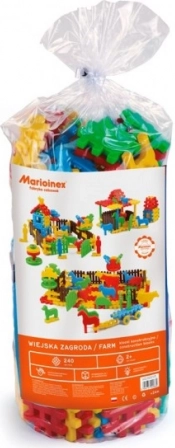 Set de construcción Granja rural – 240 piezas en bolsa