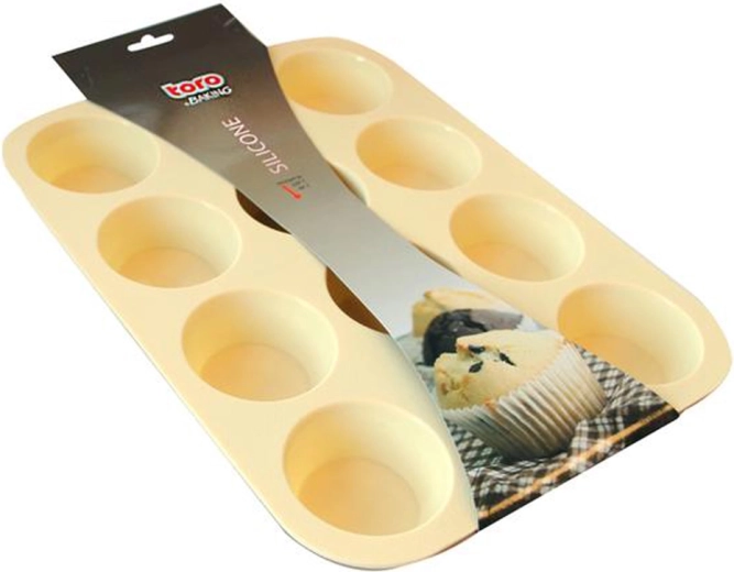 Molde de silicona para muffins 12 uds TORO 33 × 25 cm