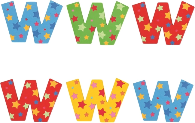 Letra estrellada Bigjigs Toys W
