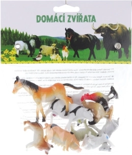 Animales domésticos – set de 10 figuras de plástico en bolsa