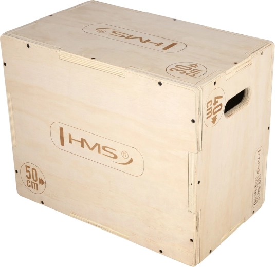 Cajón pliométrico HMS DSC04 de contrachapado 50 × 40 × 30 cm