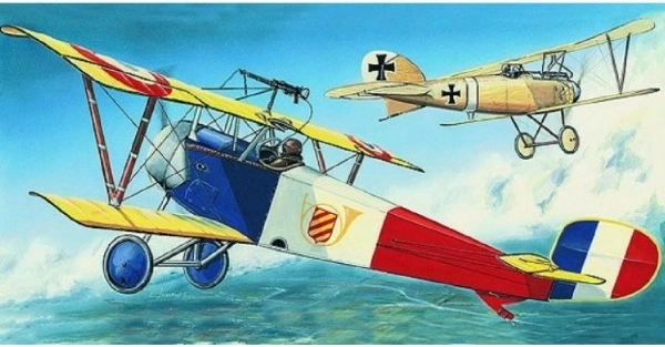 Modelo de avión Nieuport 11/16 Bebe
