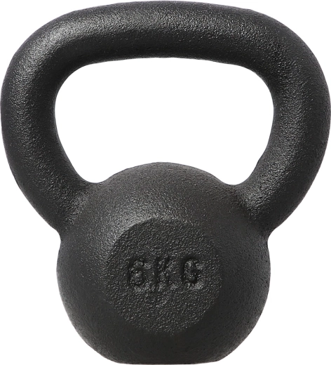 Kettlebell de hierro fundido HMS 6 kg negro