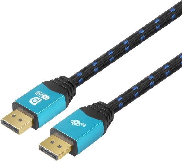Cable DisplayPort 8K UHD con conectores azules 2 m