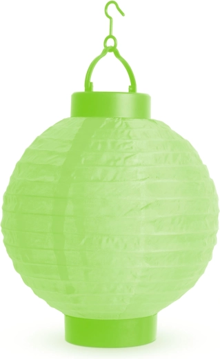 Farolillo LED verde con luz blanca