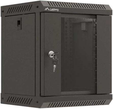 Armario rack colgante 10" 6U 300 × 300 mm negro