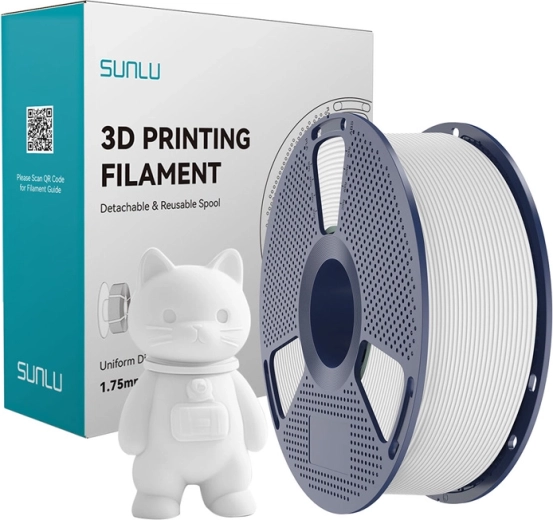Filamento Sunlu PLA Matte blanco