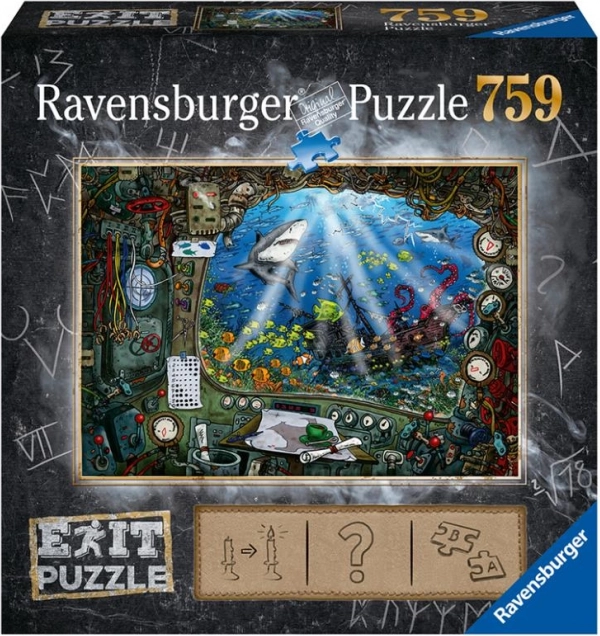 Ravensburger Puzzle EXIT: Submarino 759 piezas