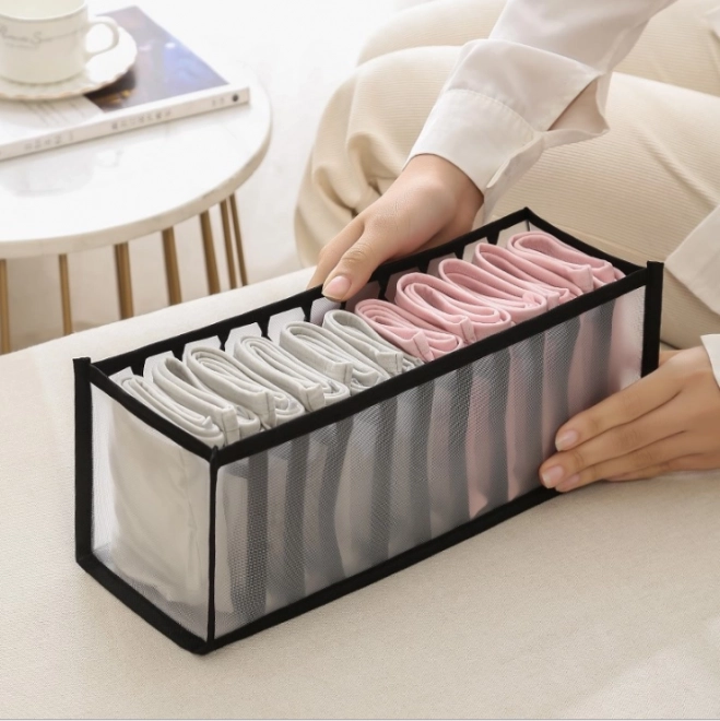 Organizador de armario con 11 compartimentos para ropa interior – negro
