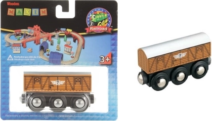 Vagón de carga Maxim – vagón cerrado para tren de madera
