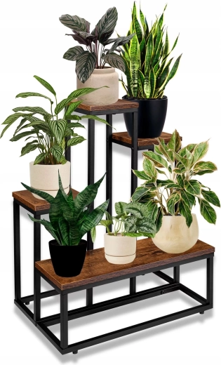Soporte de pie para flores Renew Force con 4 niveles