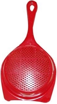 Colador con mango de 18 cm – plástico, mezcla de colores