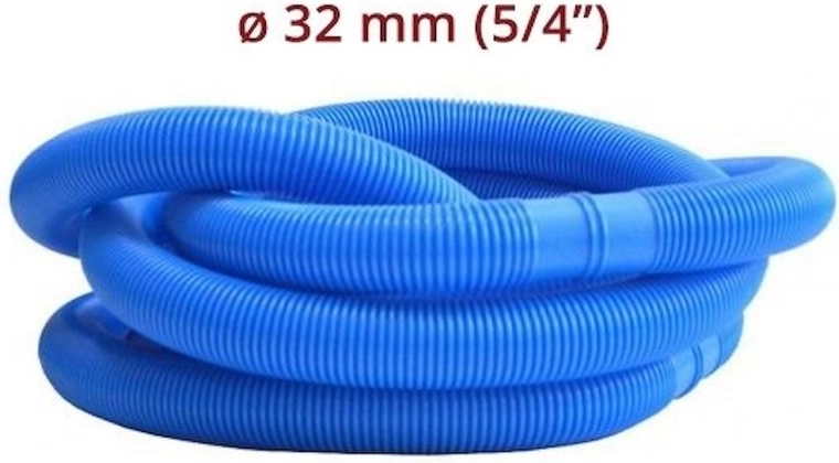 Manguera de piscina 32 mm (5/4") por metros – 1 m, azul