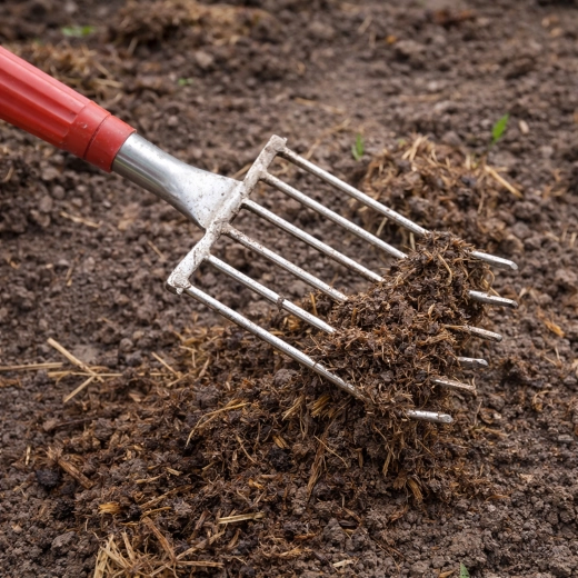 Adecuado también para compost y mantillo
