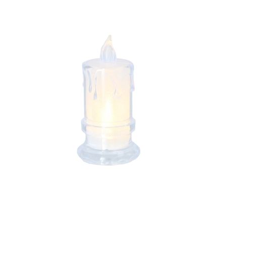 Luz LED blanca cálida con efecto realista