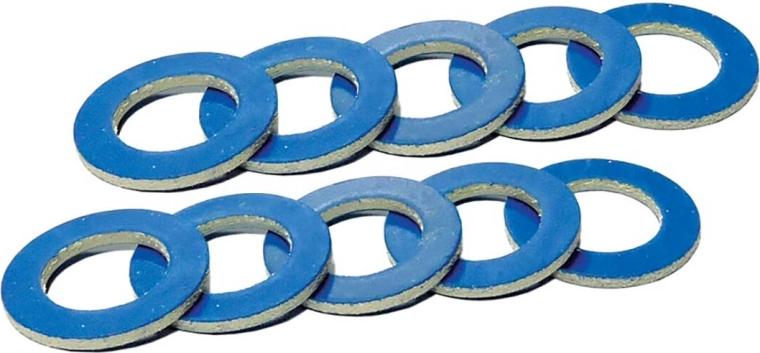 Junta para unión roscada de fontanería 1/2" klingerit 24 × 15 × 2 mm (10 uds)