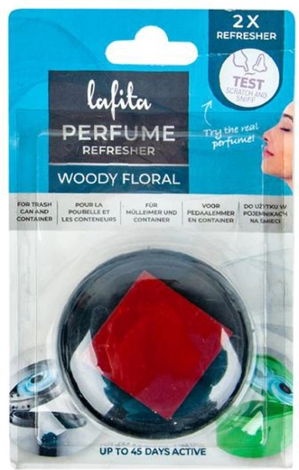 Lafita ambientador para cubos de basura woody, 2 uds