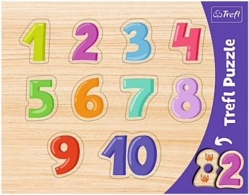 Puzzle de marco con formas – números