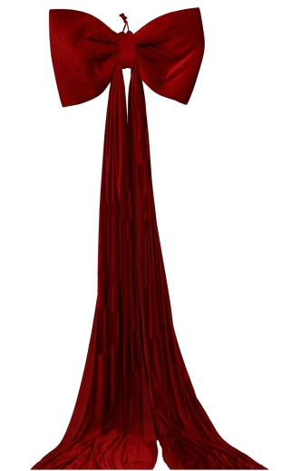 Caída elegante y fruncido abundante