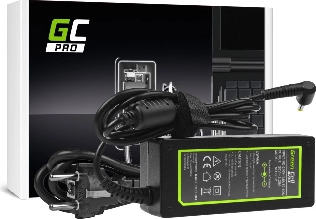 Adaptador de corriente Green Cell PRO 65 W 20 V 3,25 A para Lenovo IdeaPad