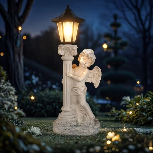 Iluminación LED solar con luz cálida