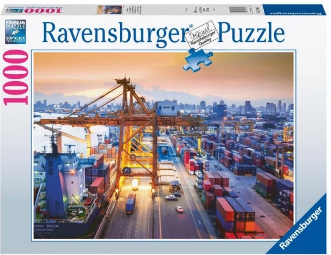Puzzle Puerto de Hamburgo 1000 piezas RAVENSBURGER