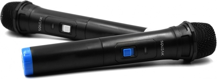 Set de micrófonos inalámbricos VocalDuo 2,4 GHz con alcance de 30 m