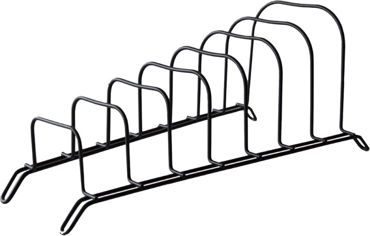 Soporte para tapas 38 cm, negro