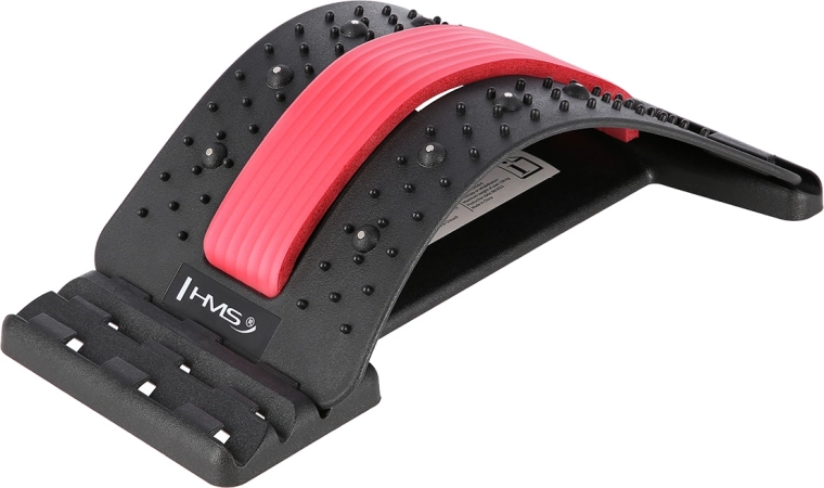 Estirador y soporte de masaje para la espalda HMS PRP02, rojo