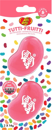 Ambientador de aire para ventilación de coche Jelly Belly Tutti Frutti duo