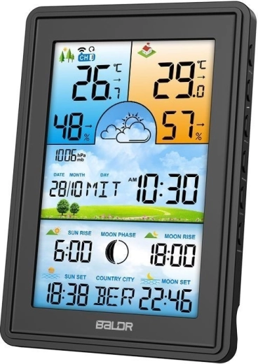 Gran pantalla LCD a color con retroiluminación ajustable