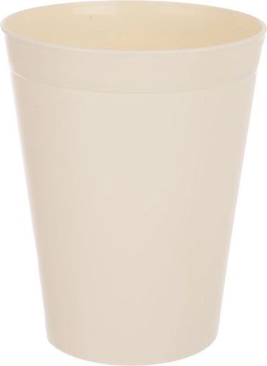 Vaso de plástico Sandy 0,3 l color crema