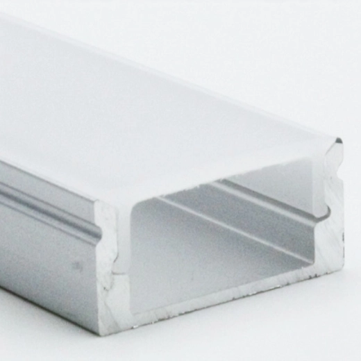 Solight perfil de aluminio para tiras LED 1 m (17 × 8 mm) con difusor lechoso
