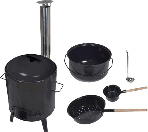 Set de caldero con hogar propio 16 l